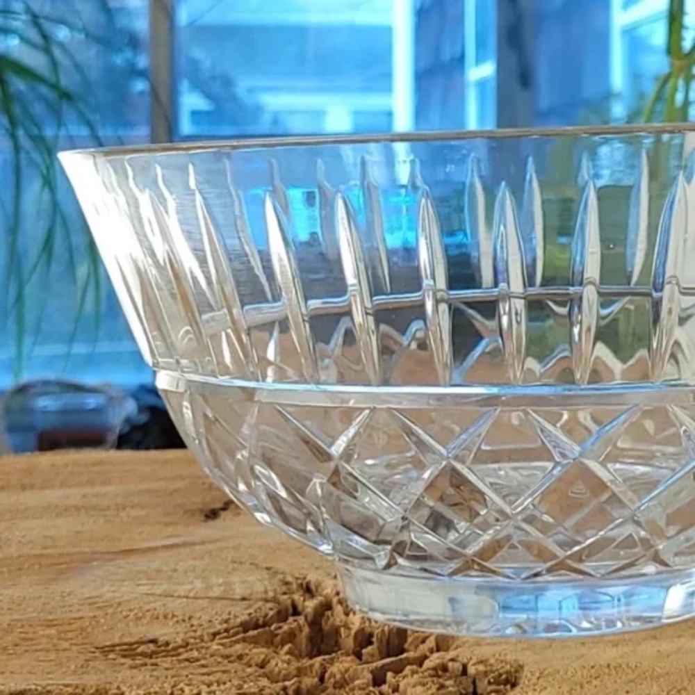 Vintage Crystal Serving Bowl